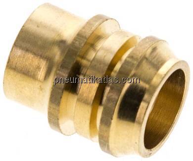 Reduziereinsatz f. Klemmringverschraub. 10mm-8 (M12x1)mm, Messing
