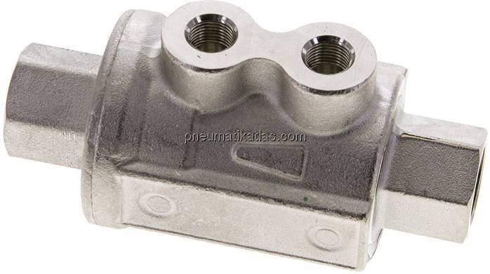 VIP-Sperrventil, Feder-öffnend, G 3/8", Messing