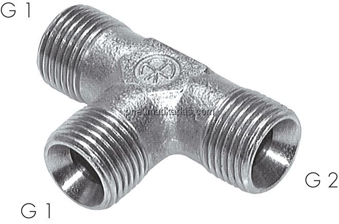 Exemplarische Darstellung: T-Verschraubung mit G-G