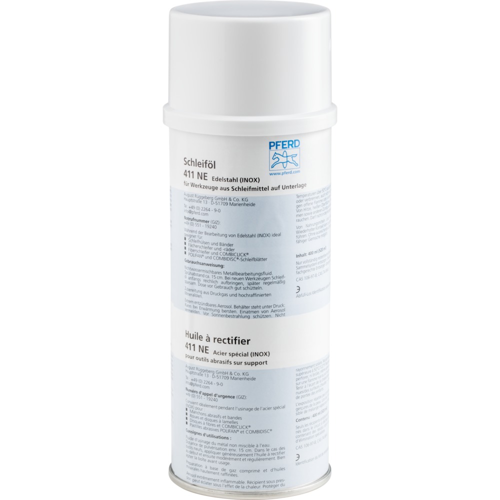 Schleiföle und -pasten 411 NE