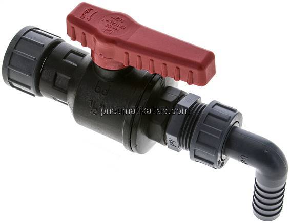 Kunststoff-Ablasshahn G 3/4", PN 4