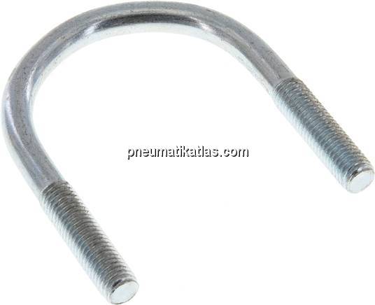 Rundstahlbügel, M 10, 60,3mm, Stahl verzinkt