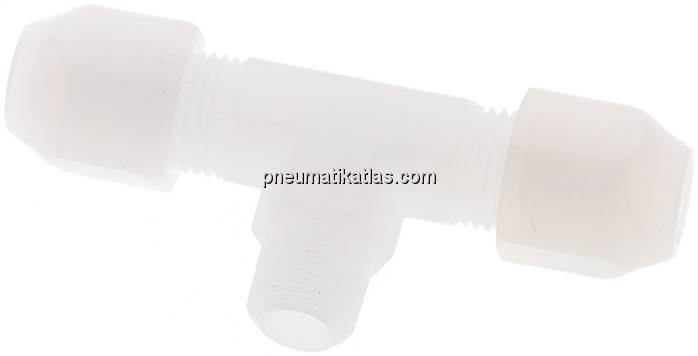 T-Verschraubung R 1/8"-6x4mm, PVDF (FDA)