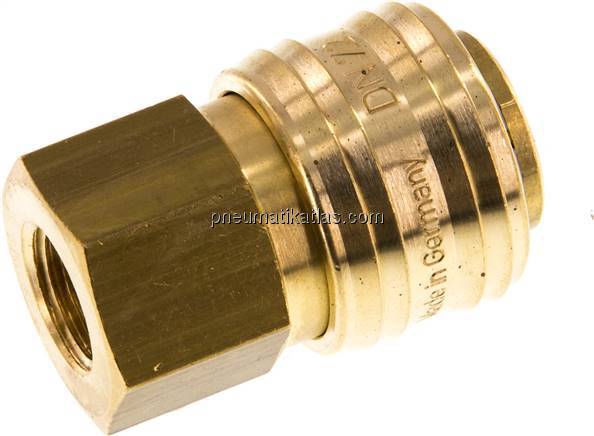 Kupplungsdose (NW7,2) G 1/4"(IG), Messing