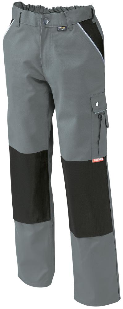 Bundhose,Canvas,320 g/qm,Gr.58,grau PLANAM