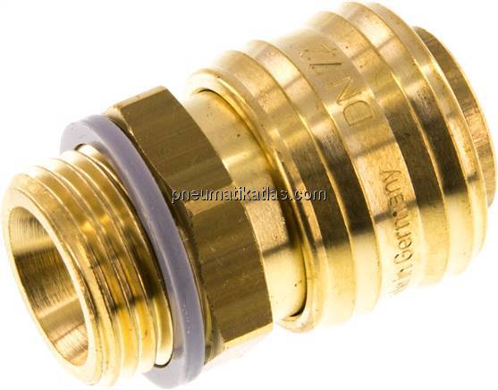 Kupplungsdose (NW7,2) G 1/2"(AG), Messing