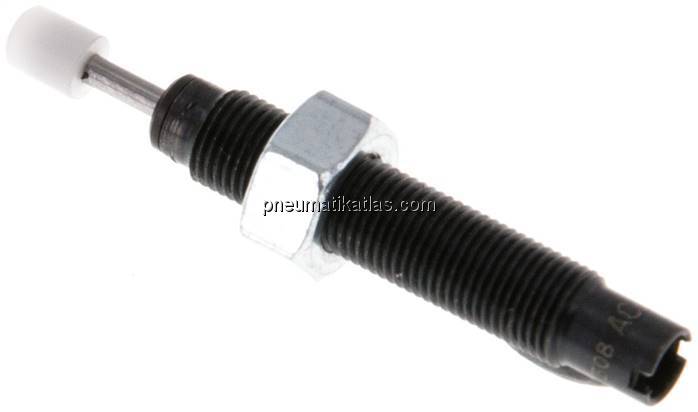 ACE-Stoßdämpfer, M 5x0,5, selbsteinstellend, Hub 4,1 mm