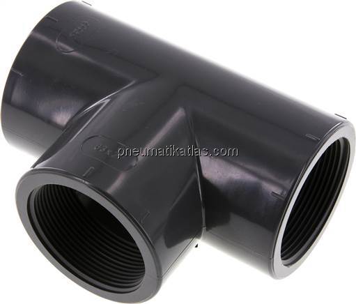 T-Stück Rp 2" (IG), PVC-U