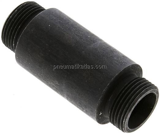 Schott-Anschweißverschraubung 20 S (M30x2), ohne Mutter & Schneidring, Stahl pho