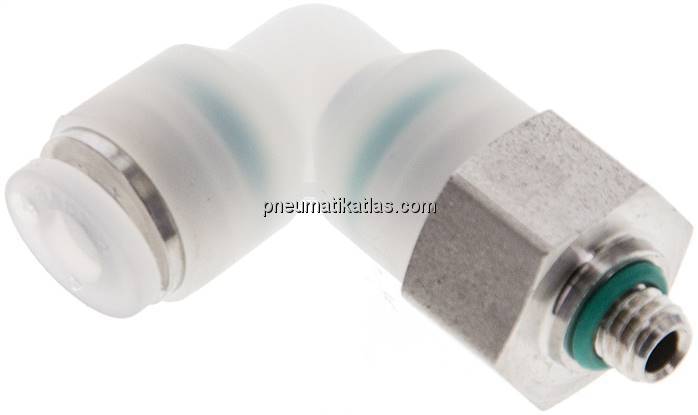 Winkel-Steckanschluss M 5-4mm, IQS-ES LE/IQS-PVDF