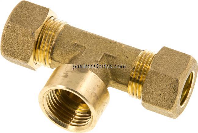 T-Klemmringverschraubung G 1/2"-14 (M20x1,5)mm, Messing