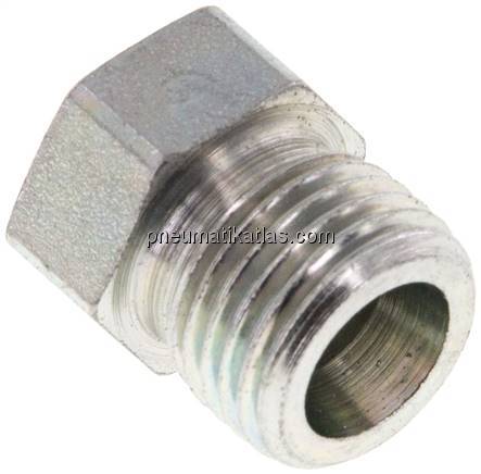 Verschlussverschraubung für Rohre 8 S (M16x1,5), Stahl verzinkt