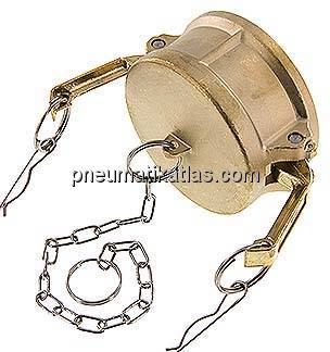 Kamlock-Verschlusskappe (DC) 3", Messing