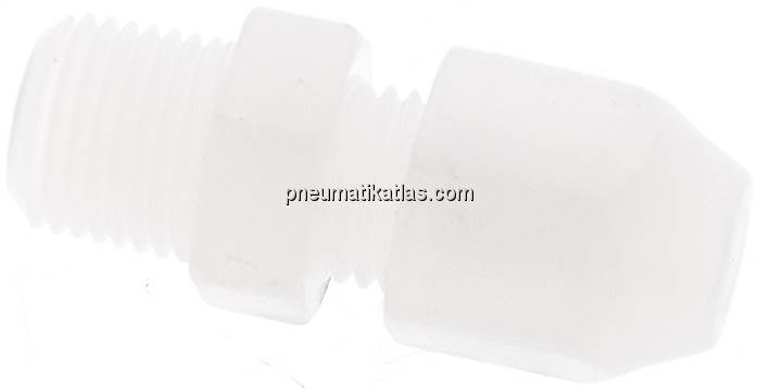 Gerade Verschraubung R 1/8"-4x2mm, PVDF (FDA)
