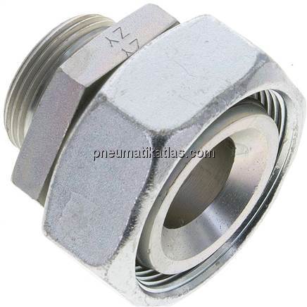 Reduziereinsatz 42 L-28 L (M36x2), ohne Mutter & Schneidring, Stahl verzinkt