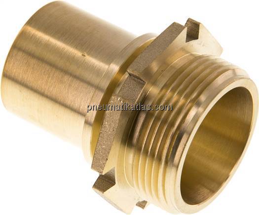 Gewindetülle, EN14420-5 G 1-1/2"-38 (1-1/2")mm, Messing