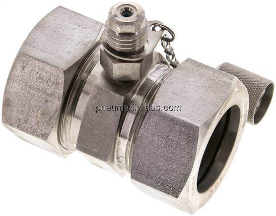 Messanschluss M16x2, 35 L (M45x2)-HD-Verschraubung, 1.4571