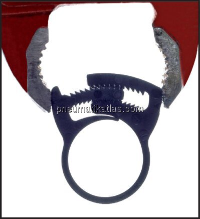 Anwendungsbeispiel: Schnapp-Schlauchschelle - Die 