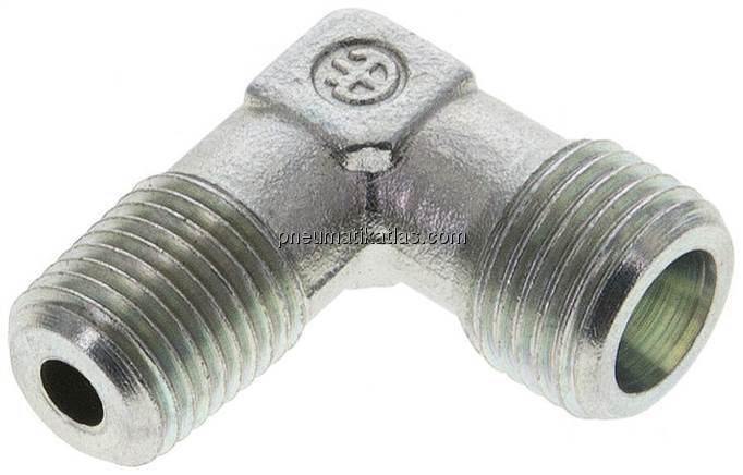 Winkel-Schneidringverschraub. NPT 1/4"-8 S (M16x1,5), ohne Mutter & Schneidring,