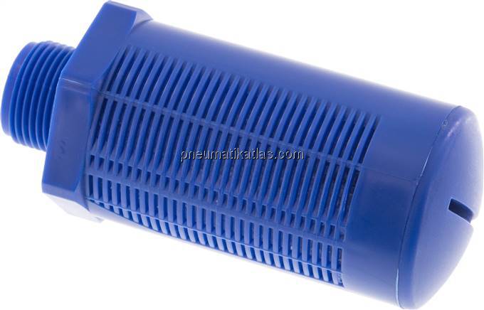 Schalldämpfer aus Kunststoff (Granulat), G 3/4"