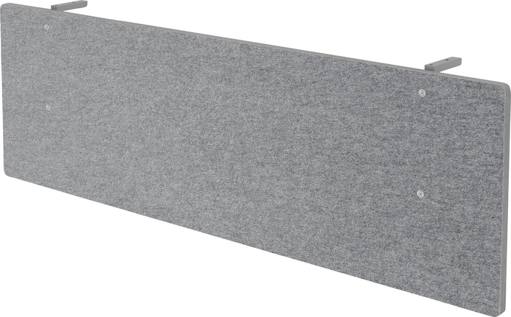 Sichtblende SIA16 für 160er Tisch grau-meliert, Filzoptik