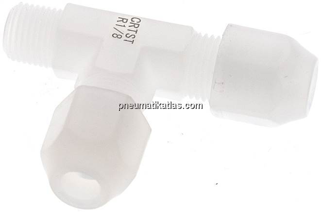 LE-Verschraubung R 1/8"-6x4mm, PVDF (FDA)