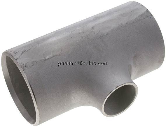 T-Stück 88,9x3,2mm - 48,3x2,6mm, 1.4571, nahtlos