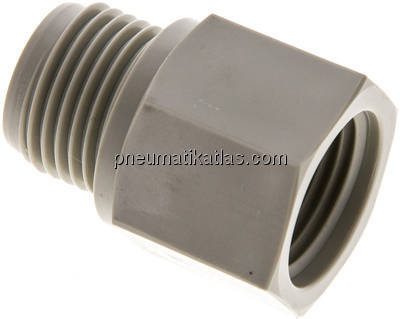 Gewindeverlängerung G 1/2"-23mm, Polypropylen