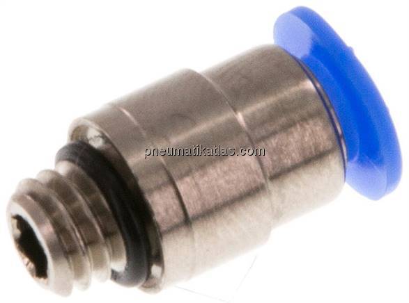 Gerader Steckanschluss M 6-4mm, Mini m. Innensechskt.