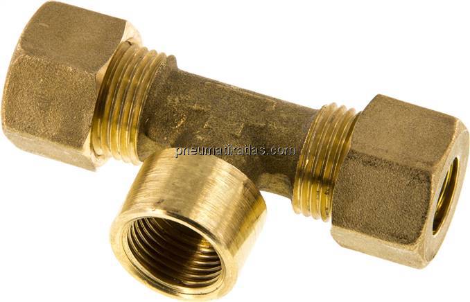 T-Klemmringverschraubung G 3/8"-12 (M18x1,5)mm, Messing