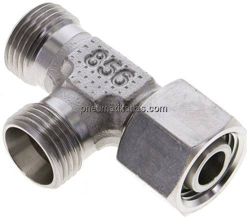 Einstellb. L-Schneidringverschraubung 12 L (M18x1,5), ohne Mutter & Schneidring,