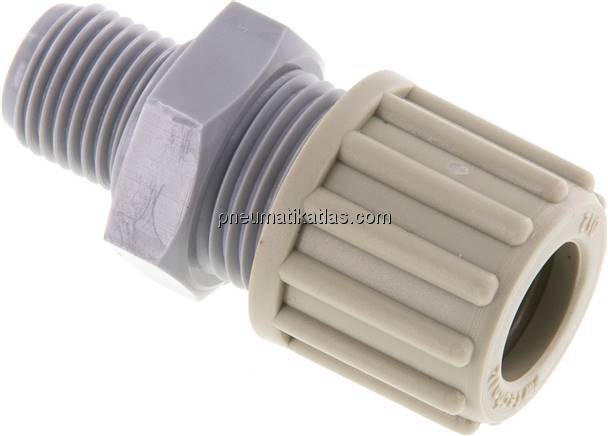 Gerade Verschraubung G 1/4"-12x9mm, PA