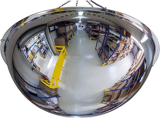 Panoramaspiegel 360 Grad Halbkugel D 1250 mm für Innen