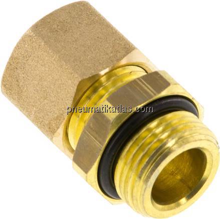 Gerade Klemmringverschraubung G 3/8"-10 (M16x1,5)mm, Messing