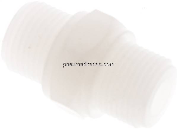 Doppelnippel G 3/8"-G 3/8", PVDF