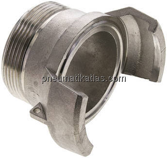 Guillemin-Kupplung G 2" (AG), Edelstahl, ohne Verriegelung (kann nur mit Kupplun