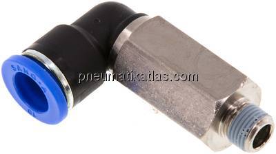 Winkel-Steckanschluss, lang R 1/8"-10mm, IQS-Standard