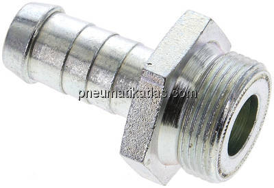 Schlauchnippel M 26x1,5 AG (flachdichtend), 14 - 15mm