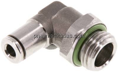 Winkel-Steckanschluss, pos. G 1/4"-4mm, IQS-Edelstahl