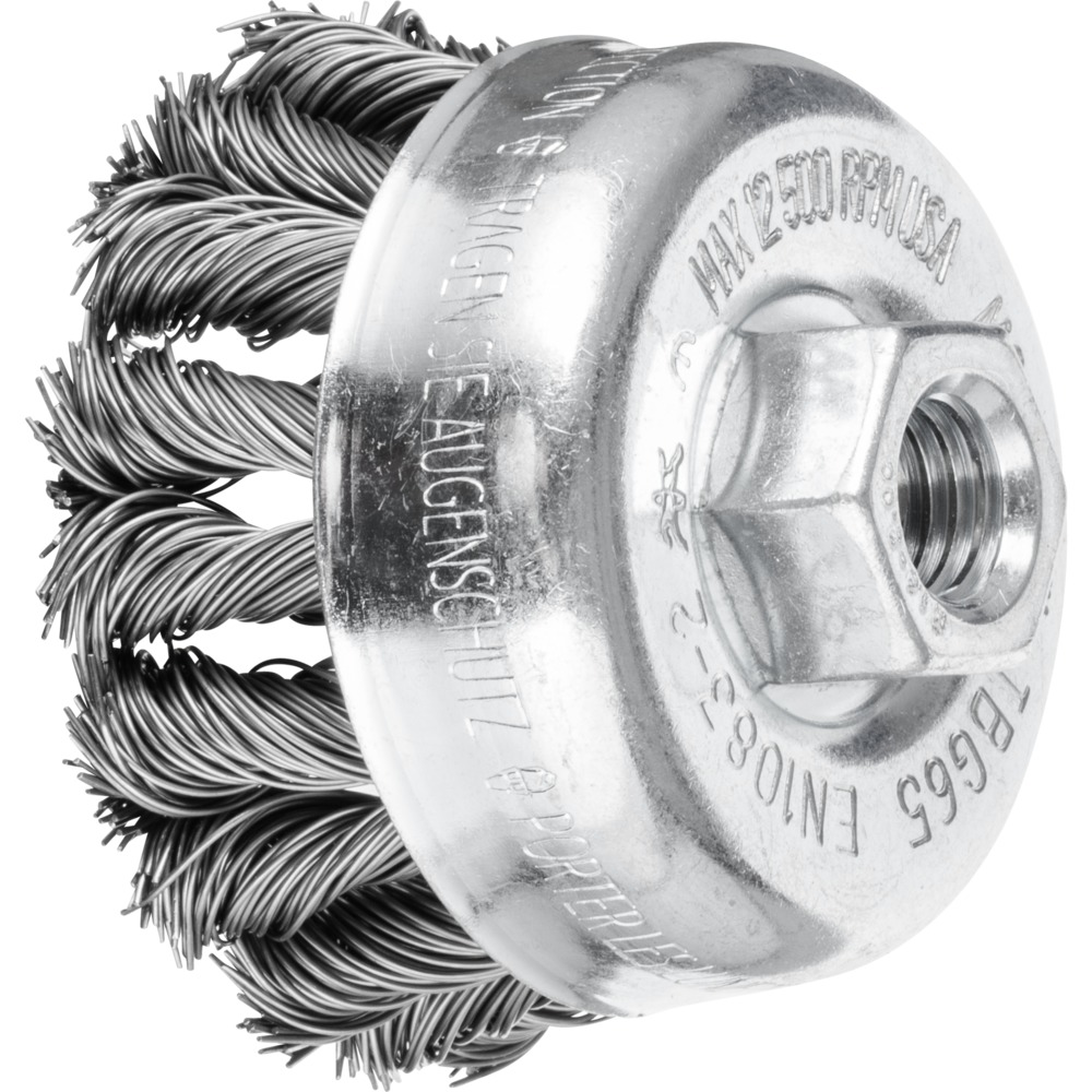 Topfbürsten mit Gewinde TBG 65/M14 CT ST 0,50