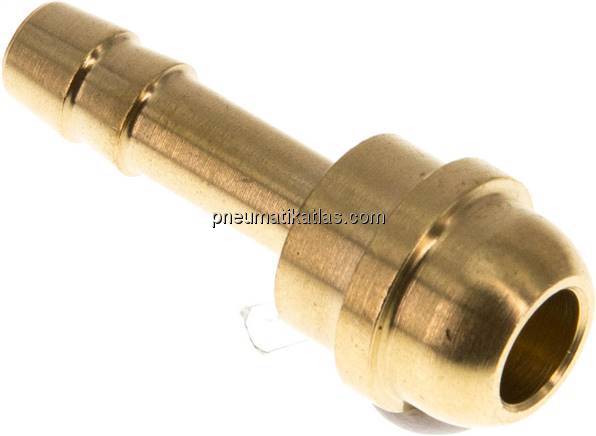 Tülle Messing, G 3/8"-6 (1/4")mm, ohne Mutter