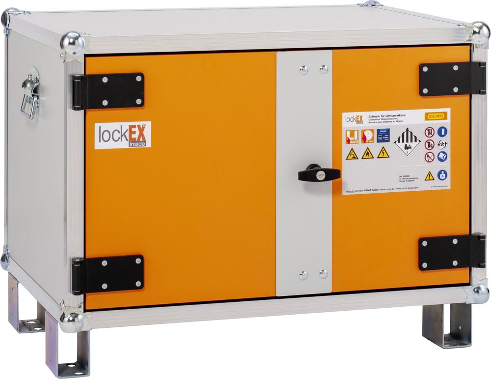 CEMO Akku-Ladeschrank Basic 8/5, 230V, mit Füßen