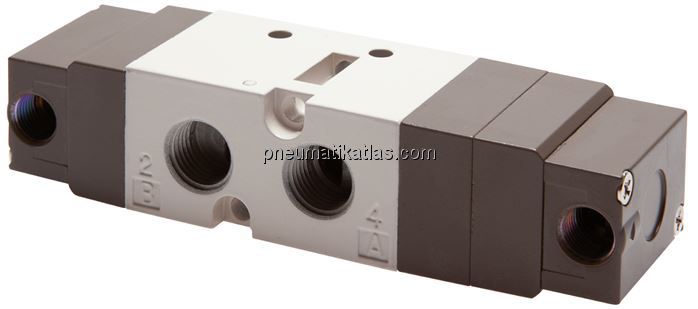 Exemplarische Darstellung: 5/3-Wege Pneumatikventi