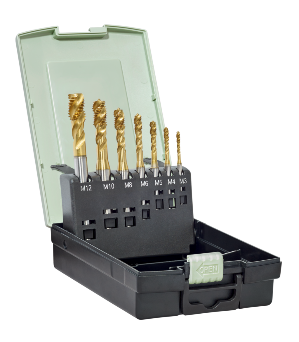 HSS-E Gewindebohrer-Set 1 TC115-SET1-M3-M12-WY80AA