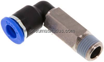 Winkel-Steckanschluss, lang R 1/8"-6mm, IQS-Standard