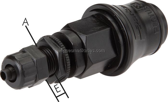 Exemplarische Darstellung: Kupplungsdose mit Schla