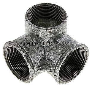 Winkelverteiler 3x Rp 1-1/2" (IG), Temperguss verzinkt