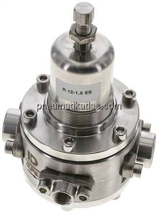 Druckregler, 1.4404, G 1/2", 0,5 - 8bar (für aggressive Gase)