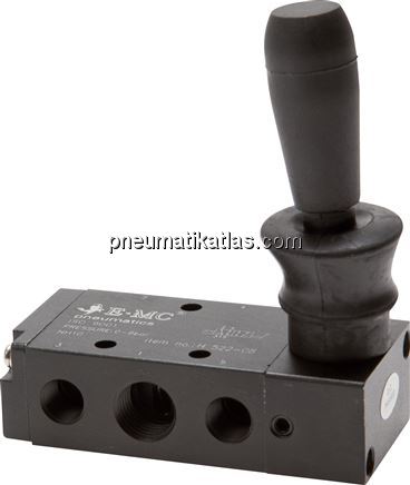 Exemplarische Darstellung: 5/2-Wege Handhebelventi