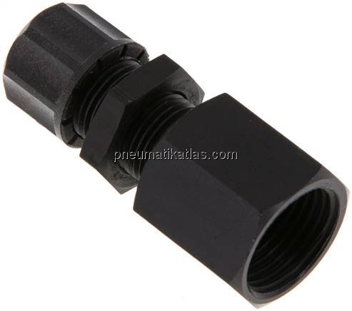 Aufschraub-Schott-Verschraubung G 3/8"-8x6mm,Aluminium